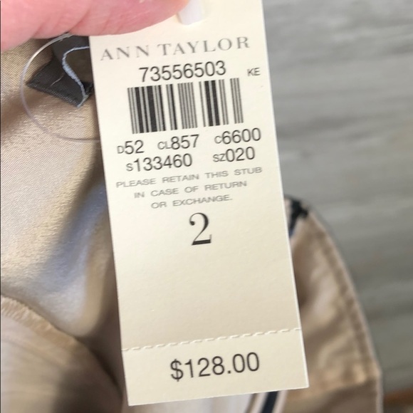 NWT Ann Taylor Black Lace A-Line Midi Skirt New 2 - Picture 11 of 14